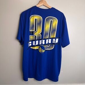 Golden State Warriors Stephen Curry #30 UNK Men's Blue Jersey T-Shirt Size L
